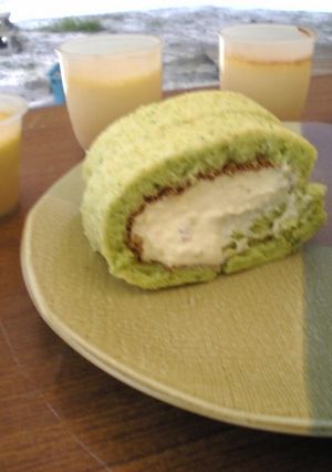 ほうれん草のロールケーキ-レシピのメイン写真