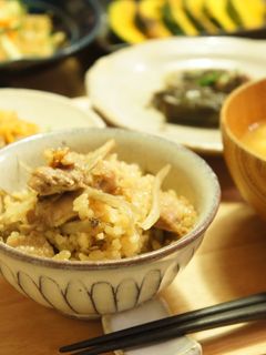 鶏ごぼうの炊き込みごはん-レシピのメイン写真