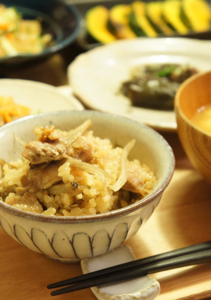鶏ごぼうの炊き込みごはん-レシピのメイン写真