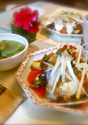 スタミナ満点!ニラと納豆の麻婆炒め-レシピのメイン写真