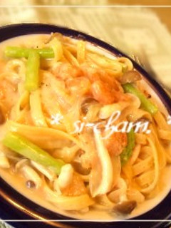 ★ 香ばしい海老クリームパスタ ★-レシピのメイン写真