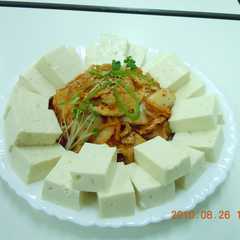 だれでも作れる韓国風　★豆腐キムチ～♪-レシピのメイン写真