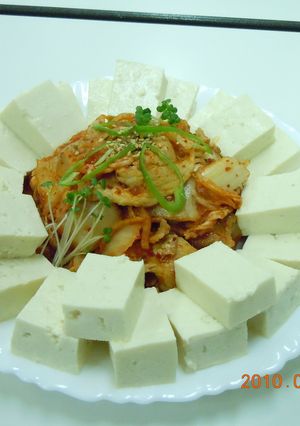 だれでも作れる韓国風　★豆腐キムチ～♪-レシピのメイン写真