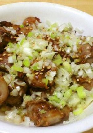 砂肝の中華炒め～塩味でさっぱりと～-レシピのメイン写真