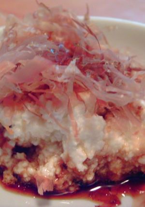 カッテージチーズおつまみ　鰹節醤油-レシピのメイン写真