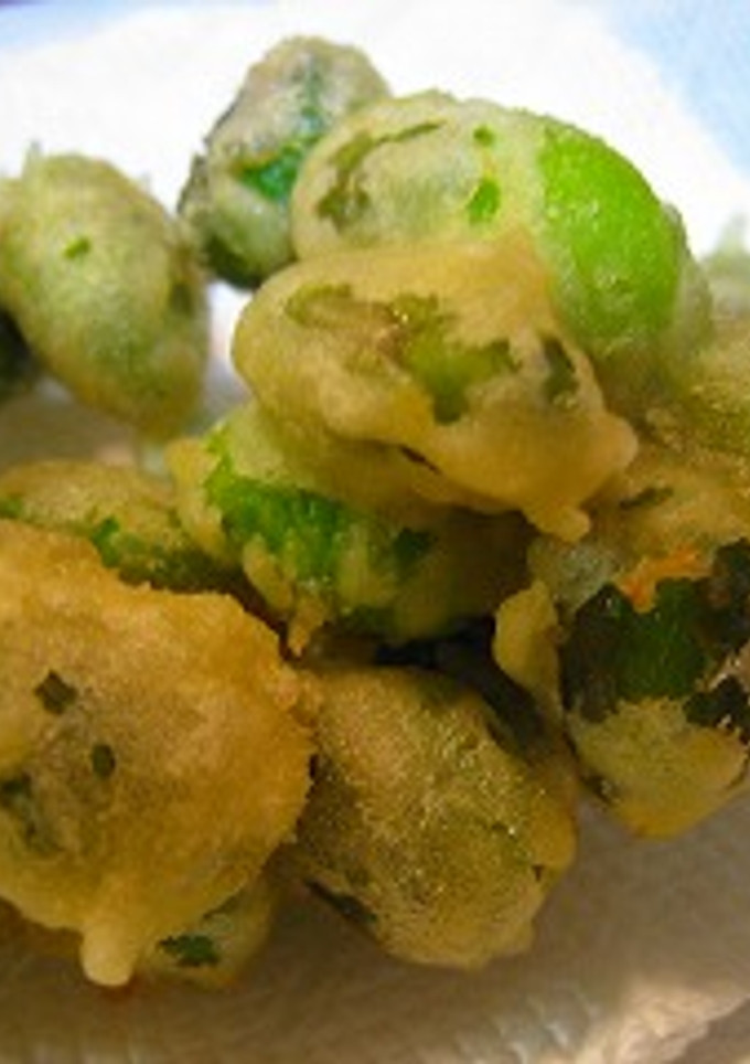 枝豆のかき揚げ！-レシピのメイン写真