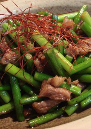 ◆牛肉とにん芽の塩炒め◆-レシピのメイン写真