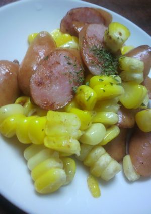 コーンウインナー（バター味）-レシピのメイン写真