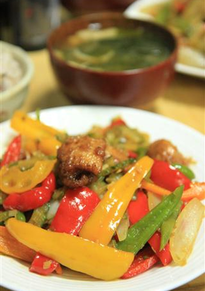 ゴーヤと鶏肉の中華炒め-レシピのメイン写真