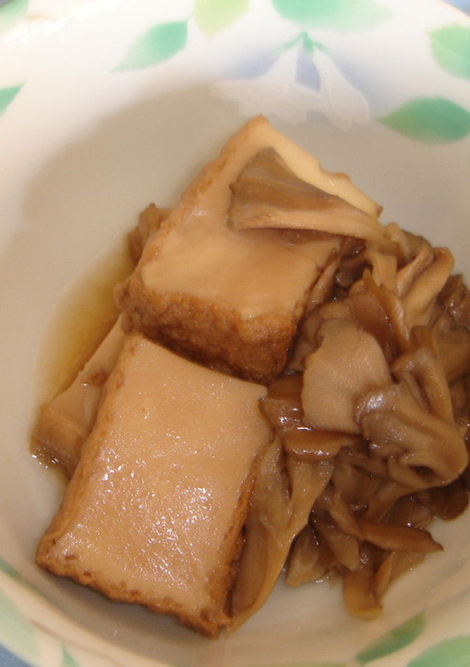 まいたけと厚揚げの煮物-レシピのメイン写真