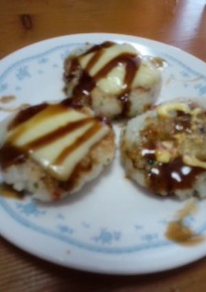 ご飯でお好み焼きだんご-レシピのメイン写真