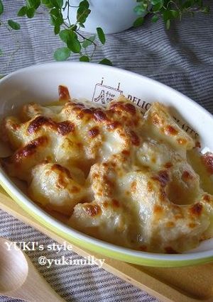材料4つ！明太ポテトチーズ焼き-レシピのメイン写真