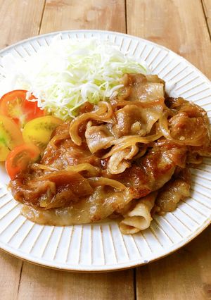 １：１：１で簡単！豚肉の生姜焼き-レシピのメイン写真