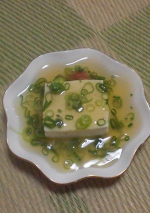 ねぎあんかけ豆腐-レシピのメイン写真