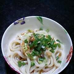 ガーリックな冷やしうどん-レシピのメイン写真