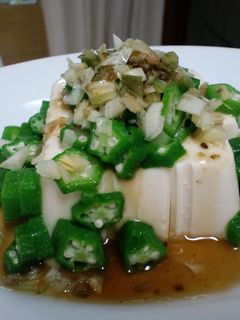 オクラの冷奴-レシピのメイン写真