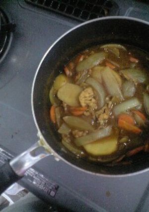 ２人暮らしのフライパンでお手軽☆カレー-レシピのメイン写真