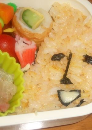 キャラ弁!! バナ夫くん)-_- ))-レシピのメイン写真