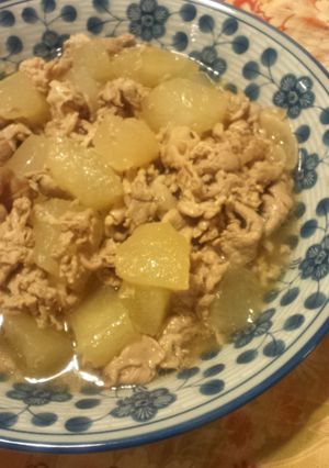 冬瓜と豚肉の煮物-レシピのメイン写真