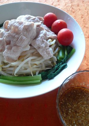 ゴマ油×ポン酢で☆もりもり豚もやし-レシピのメイン写真