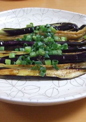 ナスの素揚げ　ユズリッチ醤油かけ-レシピのメイン写真