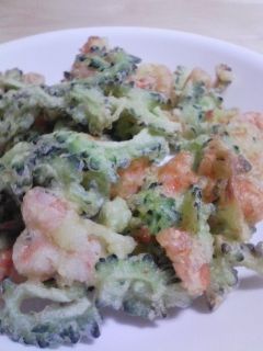 ゴーヤのかき揚げ-レシピのメイン写真