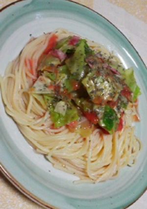 キャベツとベーコンの冷製パスタ☆-レシピのメイン写真