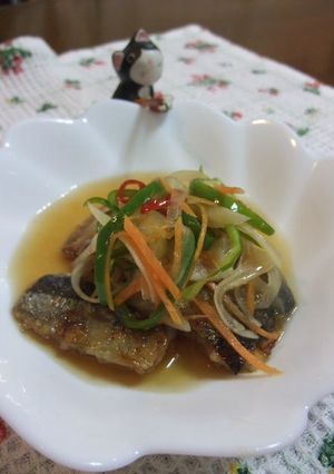野菜たっぷりさんま南蛮漬け-レシピのメイン写真