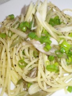さっぱり簡単!ゆかりとみょうがの夏パスタ-レシピのメイン写真