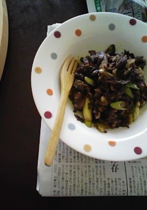 カレー味の肉炒め♥-レシピのメイン写真