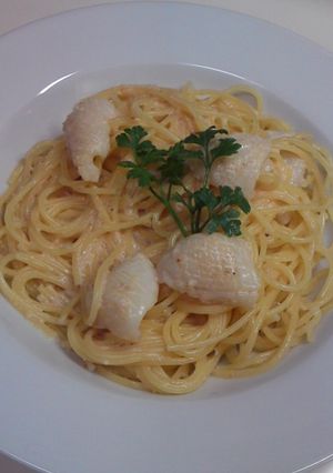いかとめんたいこのクリームパスタ-レシピのメイン写真