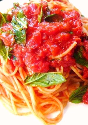 トマトが生きてる☆トマトのパスタ-レシピのメイン写真
