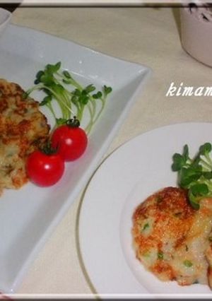 カリッ！ふわっ！ツナマヨと長いものお焼き-レシピのメイン写真
