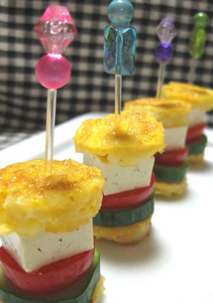 ✿クリチーdeちっこい卵麺バーガー✿-レシピのメイン写真