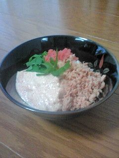 簡単おいしい鮭めんたい丼☆!-レシピのメイン写真