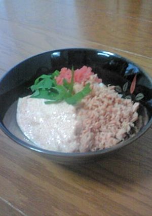 簡単おいしい鮭めんたい丼☆!-レシピのメイン写真
