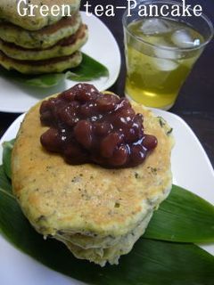 緑茶のホットケーキ♪-レシピのメイン写真