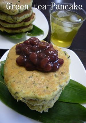 緑茶のホットケーキ♪-レシピのメイン写真