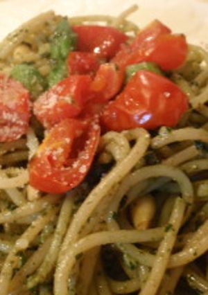 アッ言う間のパスタジェノベーゼの作り方-レシピのメイン写真