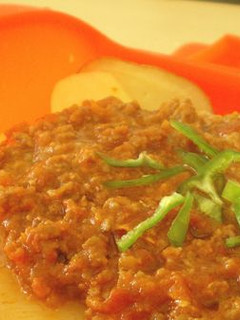 冷凍のままルクエでミートソース豚肉蒸し☆-レシピのメイン写真