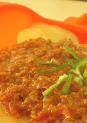 冷凍のままルクエでミートソース豚肉蒸し☆-レシピのメイン写真