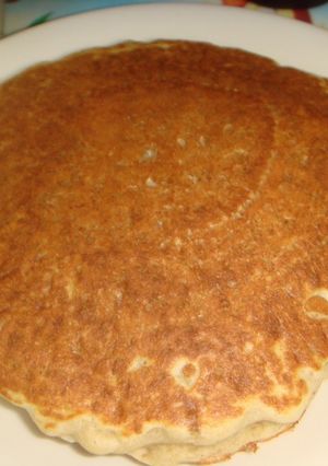 水切りヨーグルトでパンケーキ-レシピのメイン写真