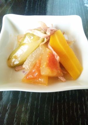 すいかの皮が美味なラタトゥイユ-レシピのメイン写真