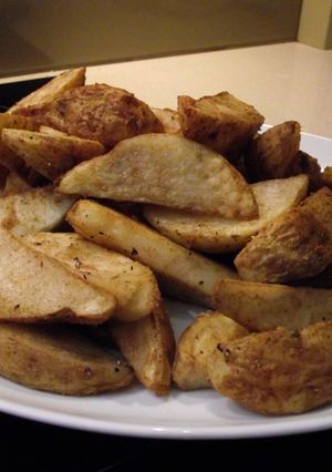 簡単エスニック風味ローストポテトウェッジ-レシピのメイン写真