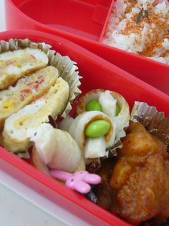 お弁当に!結びちくわに枝豆☆-レシピのメイン写真