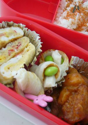 お弁当に！結びちくわに枝豆☆-レシピのメイン写真