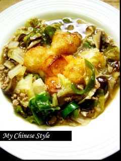 揚げ餅中華あんかけ-レシピのメイン写真