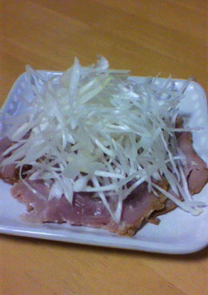 我が家の白髪ねぎの切り方。-レシピのメイン写真