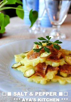 *白ゴーヤ＆赤オクラ★スパイスサラダ*-レシピのメイン写真