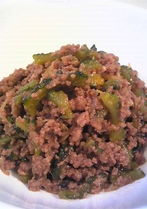 ゴーヤそぼろのしぐれ煮♪-レシピのメイン写真